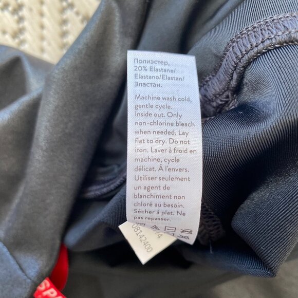 NWT Spanx Womens Faux Leather Pencil Skirt Size S Very Black High Waist 20190R - Picture 6 of 8